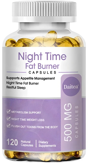 나이트 팻 버너 - 밤에 체중 감량 해독 촉진 식욕 조절 신진대사 해독 체내 독소 제거 수면의 질 향상, 1개, 60정 - 쿠팡