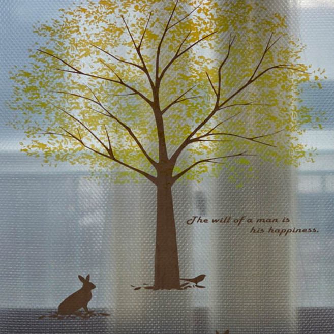 데코마당 나무와 친구들 뽁뽁이 단열 에어캡 암막 창문 유리창 햇빛차단, 2개