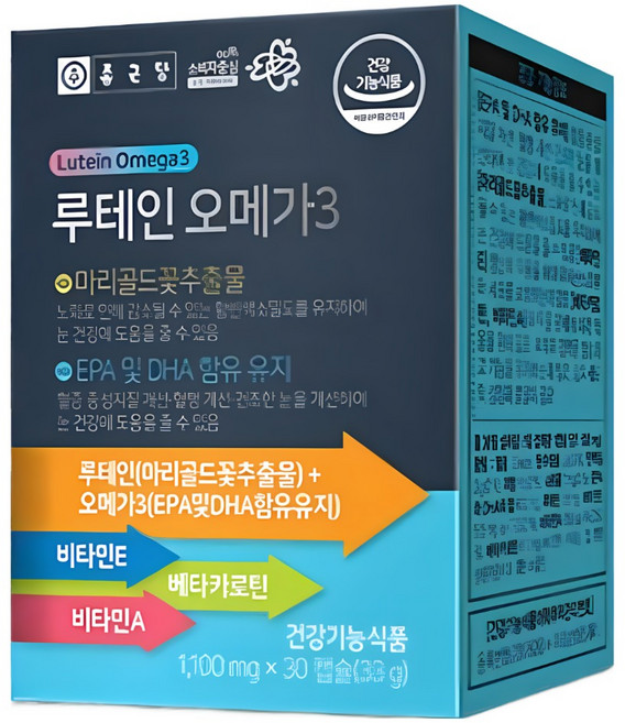 종근당 루테인 오메가, 30정, 1개