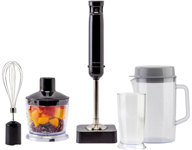 도깨비방망이 퀵앤고 파워 무선 핸드블렌더 CHB2400 풀구성, 블랙 베리