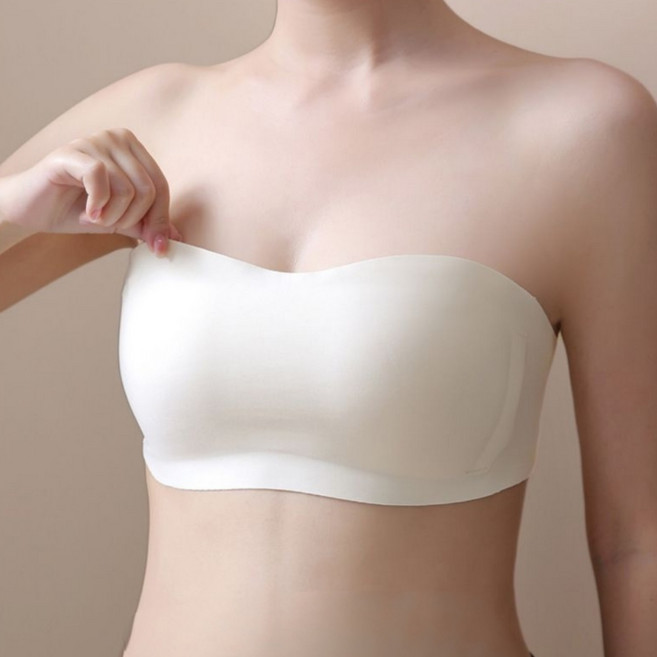 15H 끈없는 오프숄더 브라 심리스