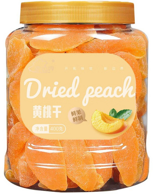 말린 황도 복숭아 정과, 1개, 400g