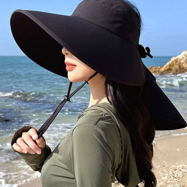 유니돈나 와이드버킷햇 자외선 UV차단 넓은챙 햇빛가리개