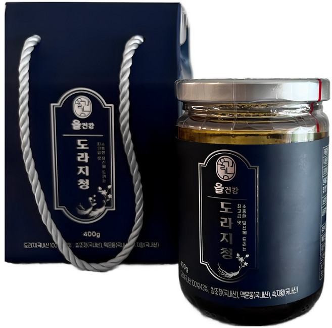 [올건강] 도라지청 약도라지청 국산 400g, 2개