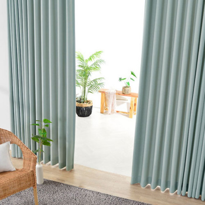 아로아 국내제작 미란다커튼 방수커튼 형상기억 방한 방풍 먼지없는 70%암막커튼 2장 자석끈증정 거실 안방 사계절 핀형 레일 커튼봉링 커텐