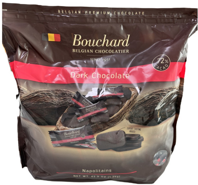 코스트코 부샤드 다크 초콜릿 72% 대용량 1.3kg 탕비실 간식 홈카페, 1개