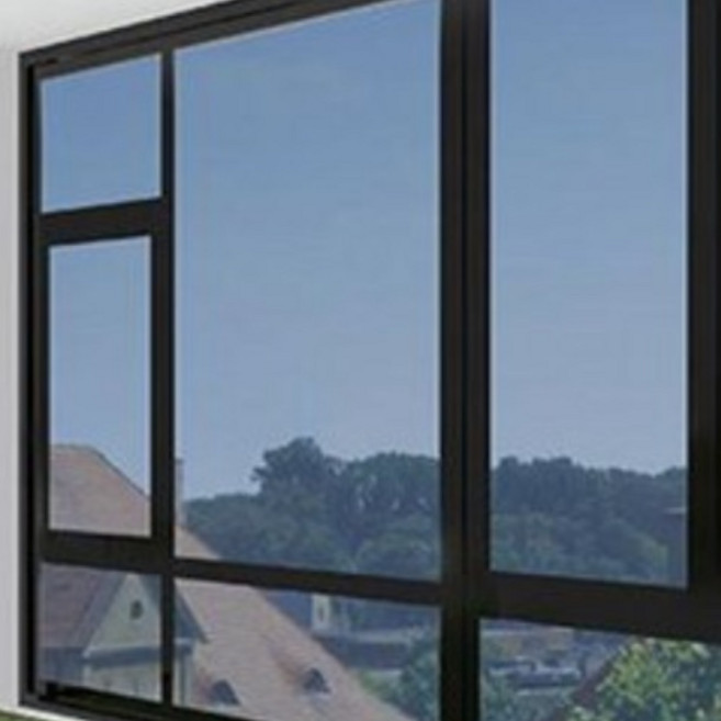 다잘 무점착 자외선차단 창문 썬팅지 단열 사생활보호 필름, 필름지_블루색