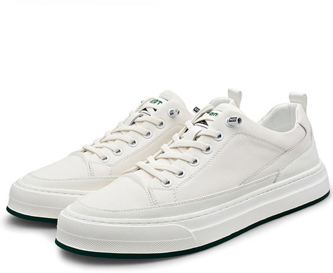 아르체 남성용 천연소가죽 클래식 스니커즈 가죽신발 운동화