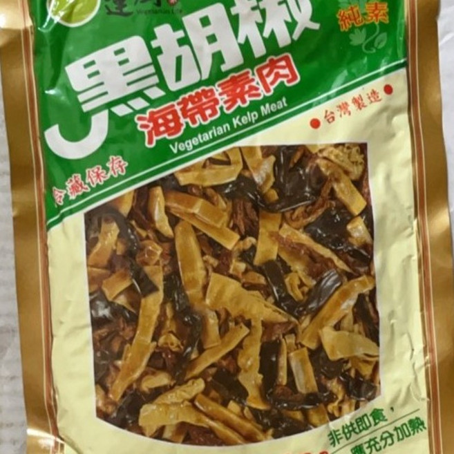 筍絲海帶素肉, 600g, 1個