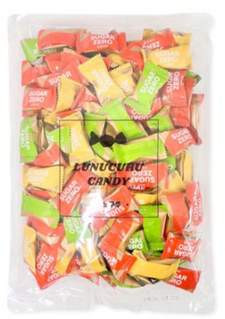 르느쿠루 무설탕 과일맛 캔디, 500g, 1개