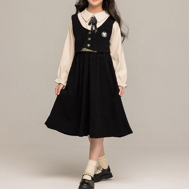 삐삐네옷가게 여아 주니어 로얄 아카데미 스쿨룩 원피스