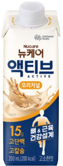 뉴케어 액티브 오리지널 200ml 24팩, 24개