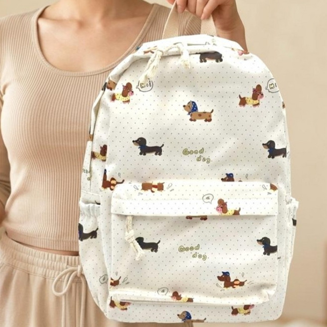 포롱비 데일리 캐주얼 가벼운 방수 기저귀가방 백팩