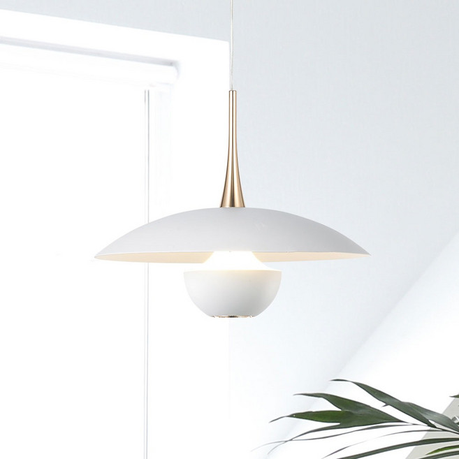 알라딘라이팅 LED 식탁등 밀란 1등 화이트 식탁조명