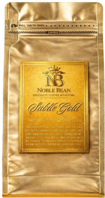 노블빈 산미없는 다크 블렌드 원두 커피, 2개, 500g, 홀빈(분쇄안함)