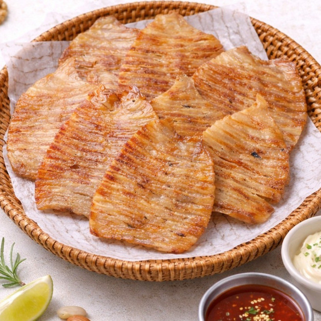 가락시장521 매콤 쫄깃 전기구이 휴게소 몸통오징어 200g (7~10미), 1개, 200g 내외