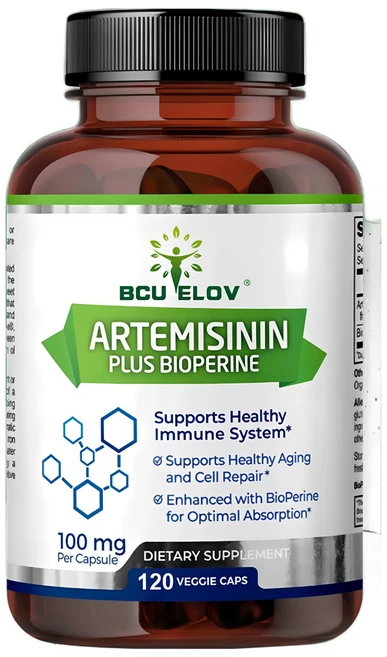천연 아르테미시닌 추출물 보충제 – 신체의 면역 체계를 강화하고 노화를 예방하며 건강한 세포를 복구하는 데 도움을 줍니다., 3개, 120정 - 쿠팡