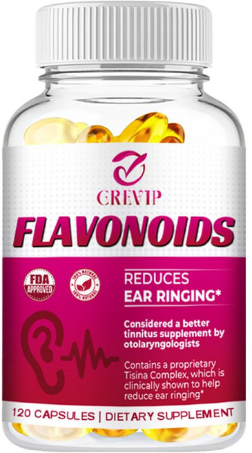 귀 건강 보충제 - 플라보노이드, 1개, 60정