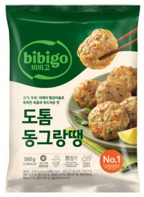 비비고 도톰 동그랑땡 (냉동), 560g, 4개