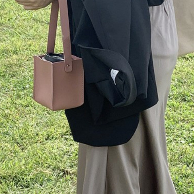 보스케 PU 가죽 음료 커피 캐리어백