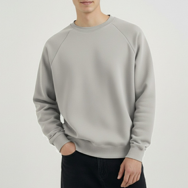 디커스텀 남녀공용 루즈핏 무지 기모 맨투맨 5컬러 빅사이즈~4XL