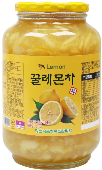 고흥 웰빙 꿀레몬차 2kg, 1개, 1개입