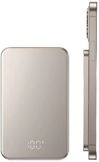 GoaTa 20000mAh 마그세이프 보조 배터리 22.5W 급속충전 무선충전 여행용 보조배터리 항공기준에 적합, 그레이, SN014S