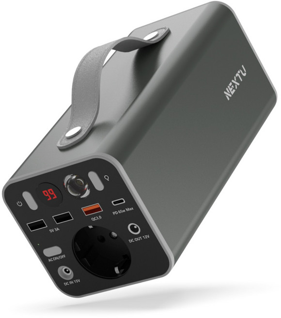 넥스트유 408PB-UPS 휴대용 캠핑 아웃도어 AC220v 보조배터리 42000파워뱅크