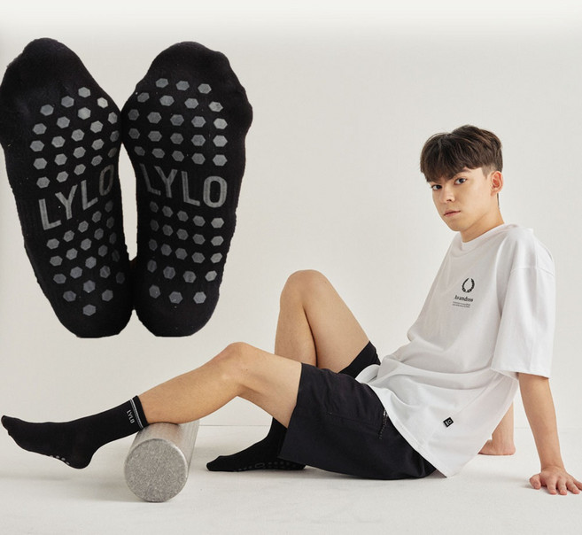 LYLO 릴로 남자 요가 필라테스 양말 2컬레