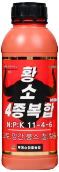 무계 황소 4종 복합 식물 액상 영양제 1L, 2개