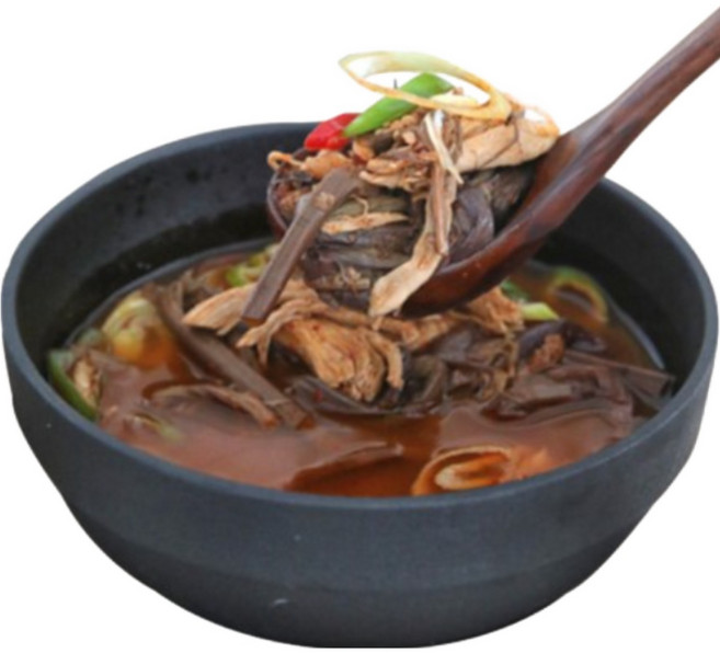 그루온 진한 얼큰 닭개장 닭계장 진한 국물 해장국, 5개, 500g