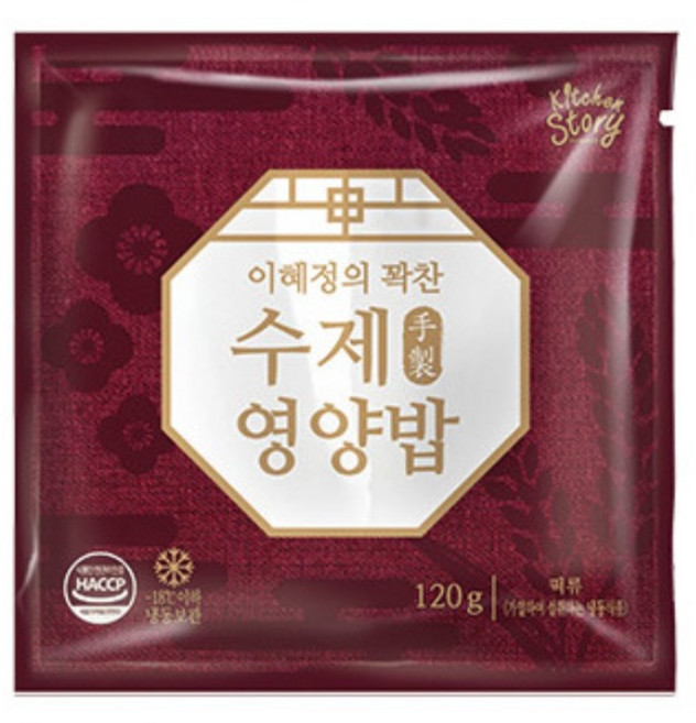 [키친스토리] 빅마마 이혜정의 꽉찬 수제 영양밥 120g x10개, 1세트, 1.2kg