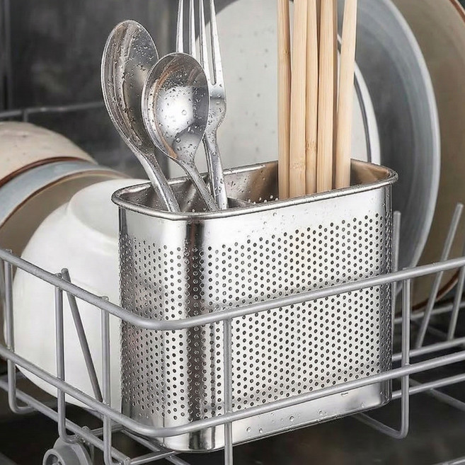 슈가라인 스텐 에어홀 5세대 식기세척기 수저통 걸이식, 1개, 2단