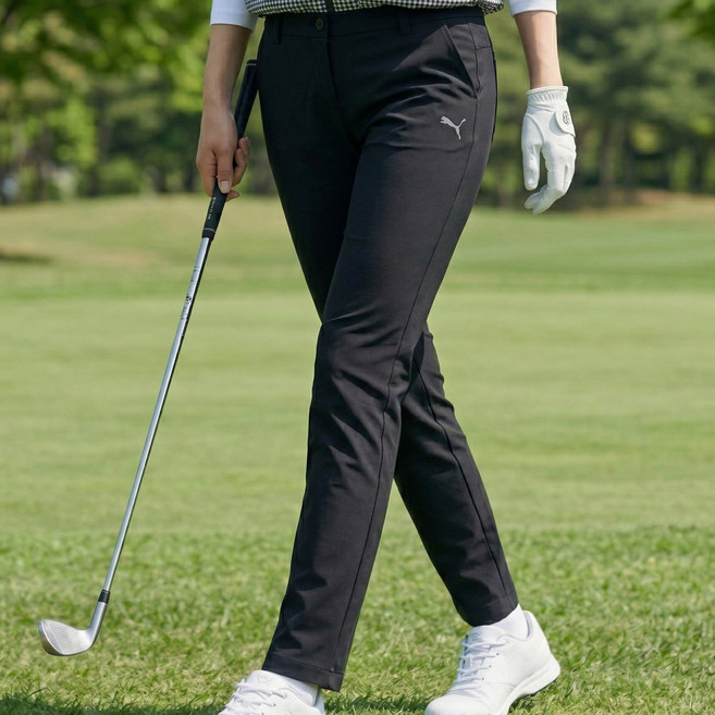 푸마골프 여성 봄여름가을 스판 롱팬츠 골프바지