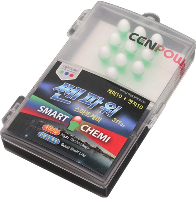 쎈파워 스마트케미 벌크 센서 인공지능 입질감지 민물낚시 전자케미 야간케미, 쎈파워 스마트케미 벌크 1개 (전지별도 케미10개), 1개
