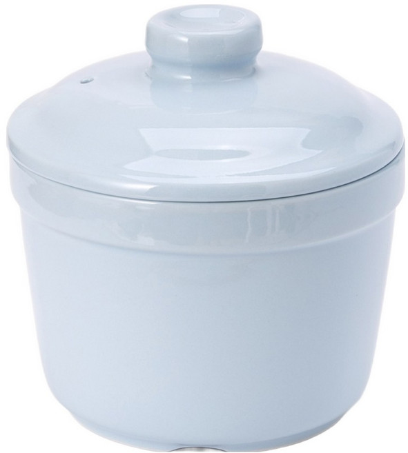 맛담 도자기밥솥 전자레인지전용 미니밥솥 압력솥 간편식 전자레인지에 20분 1~3인용밥완성 한끼미인, 블루, 1개