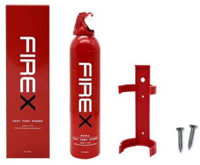 미니소화기 파이렉스 FIREX 스프레이식 소화기 가정용 휴대용 최신제품 당일발송, 465g, 1개