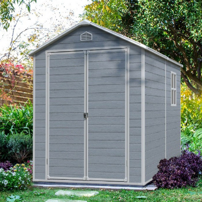 하우스랜드 노벨6x8 조립식창고 정원 농막 야외 미니 소형 이동식 편의점 전원 간이, 상세 설명 참조