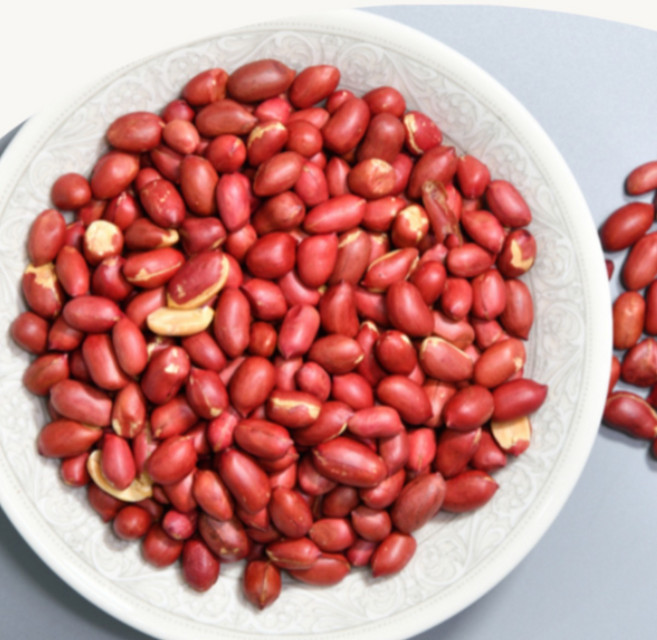 25년 수확 껍질째먹는 레드땅콩, 2개, 1kg