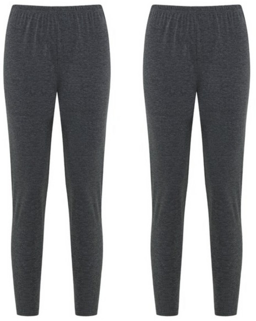 [로쉬] 쫀득하고 부드러운 겨울 여성 모달스판 편한 천연내복 타이즈 2장 set