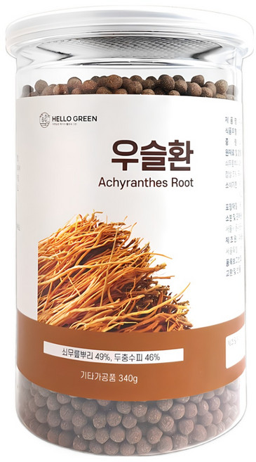 Hello Green牛膝丸 整罐, 340g, 5個