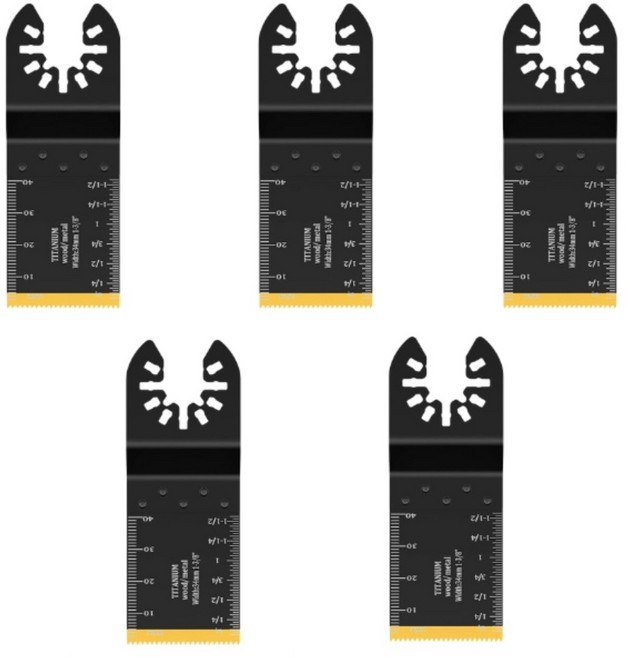 tinduo 못 절단 휴대성 커터날 그라인더 멀티커터날 34mm 5pc세트, 1세트