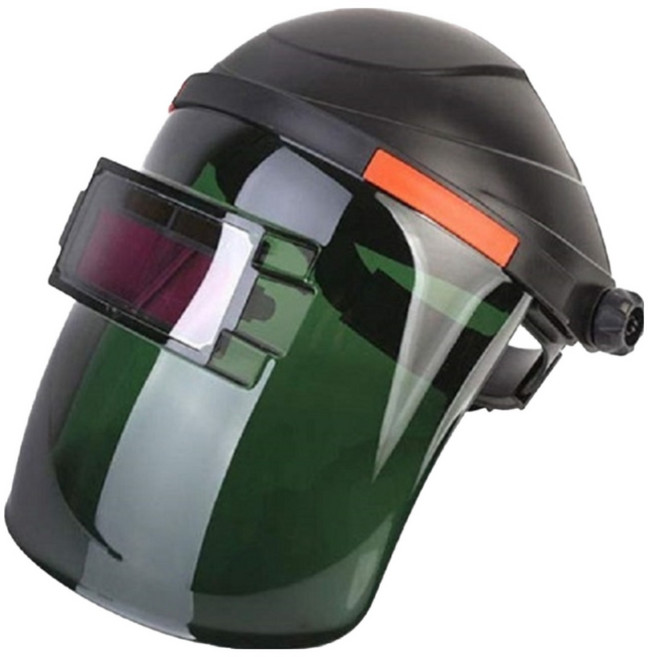자동 용접면 용접 차광면 바가지 헬멧 마스크 보안면 매직1그린, 그린, 1세트