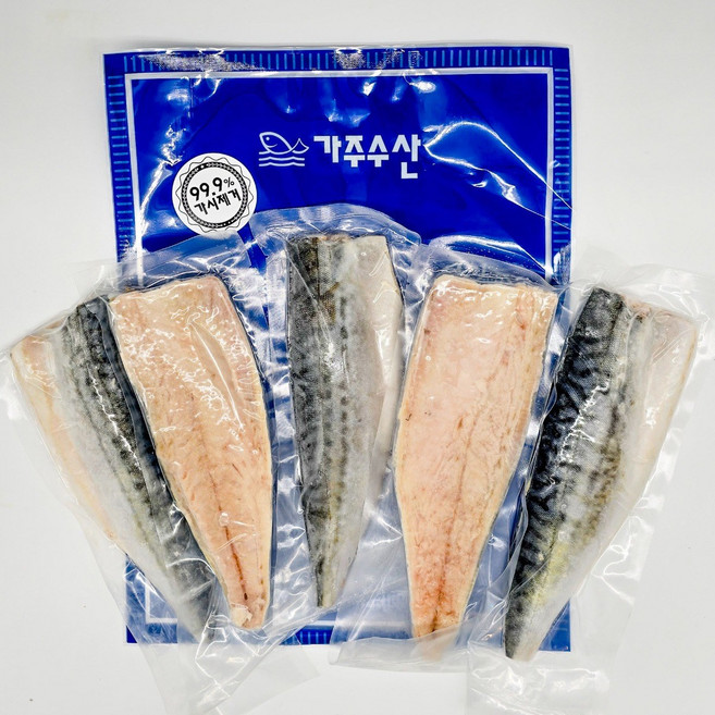 가주수산 순살 고등어 가시제거 99.99% 아기 유아 이유식 어르신 반찬, 2개, 대 (750g)