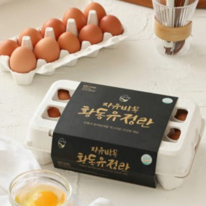 (농장직영몰) 자유방목 무항생제 황동유정란 HACCP인증, 60구, 1개