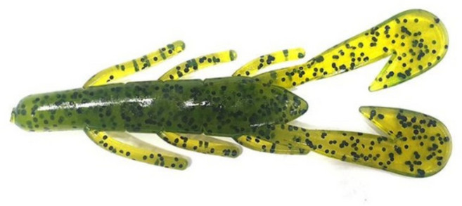 BKK 스피드 크로우 3.5인치 12개입 배스랜드 배스웜 프리 텍사스리그 가재웜, No.001 Water Melon Seed, 1개