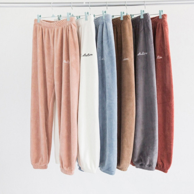 5월star 극세사 홈웨어 수면 잠옷 바지 세트 1+1