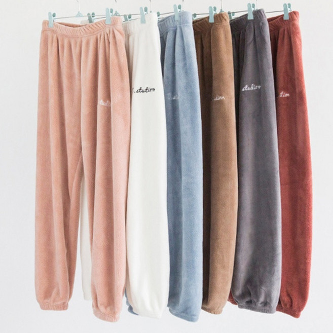 5월star 극세사 홈웨어 수면 잠옷 바지 세트 1+1