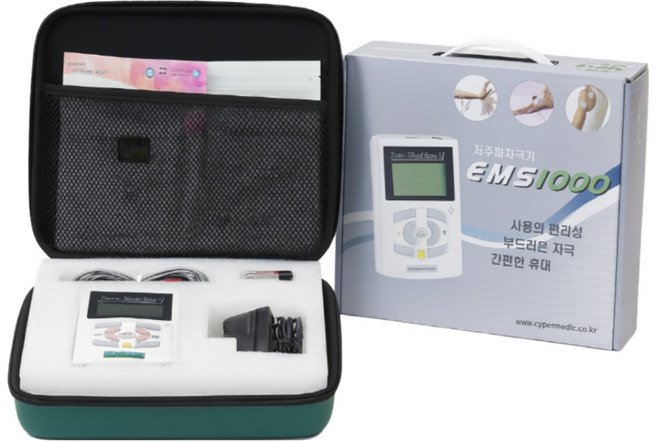 현대바이오메디칼 기능적 재활전기자극기 EMS1000 (FES) 전용 하드케이스 포함 오늘출발, 1개