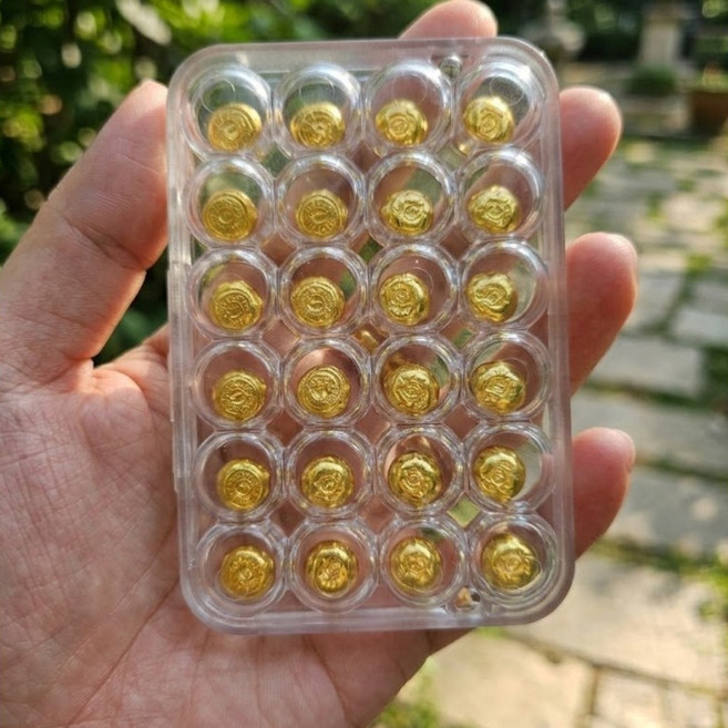 콩알금 보관함 콩알금케이스 금보관함, 투명, 1개